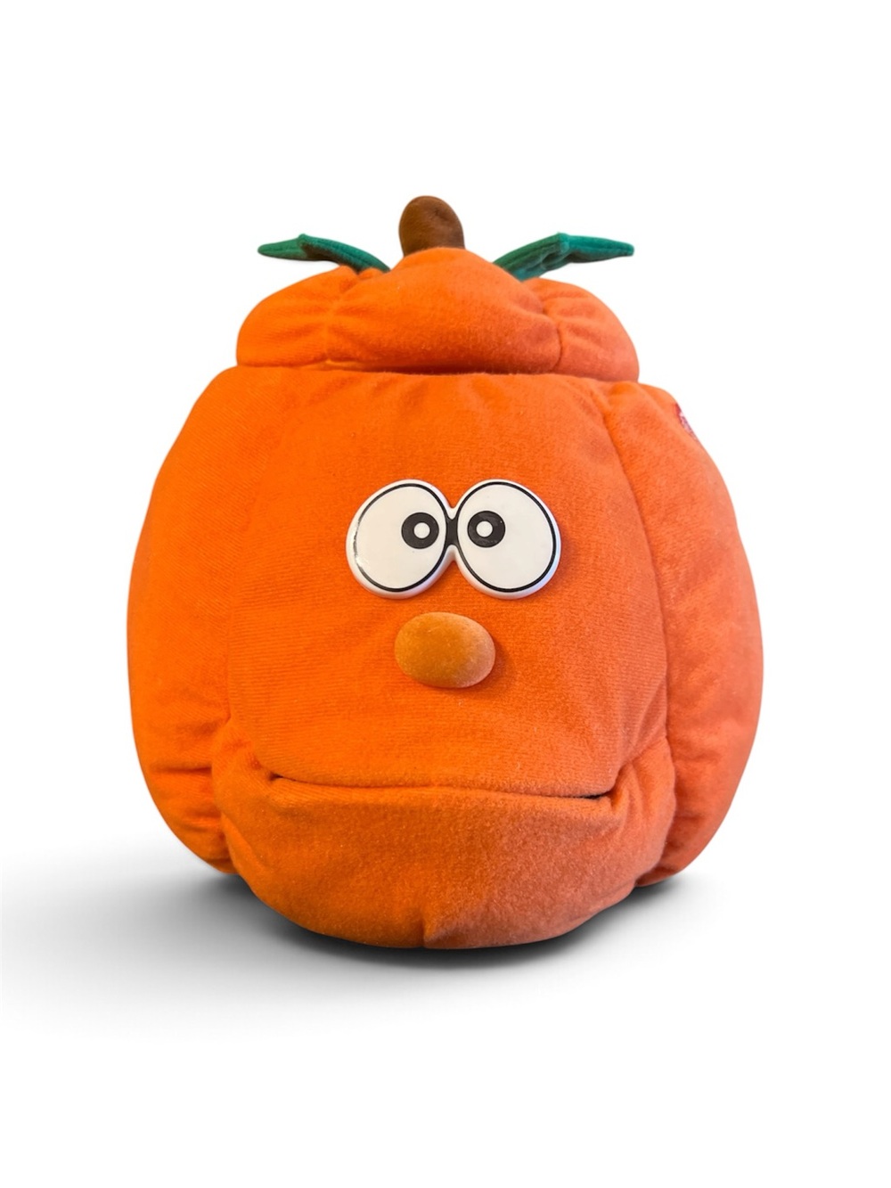Plush Singing Pumpkin Candy Holder (Halloween Decor)
